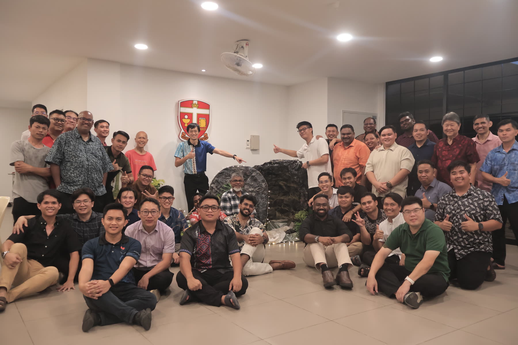 Members of the wider College General community gathered together