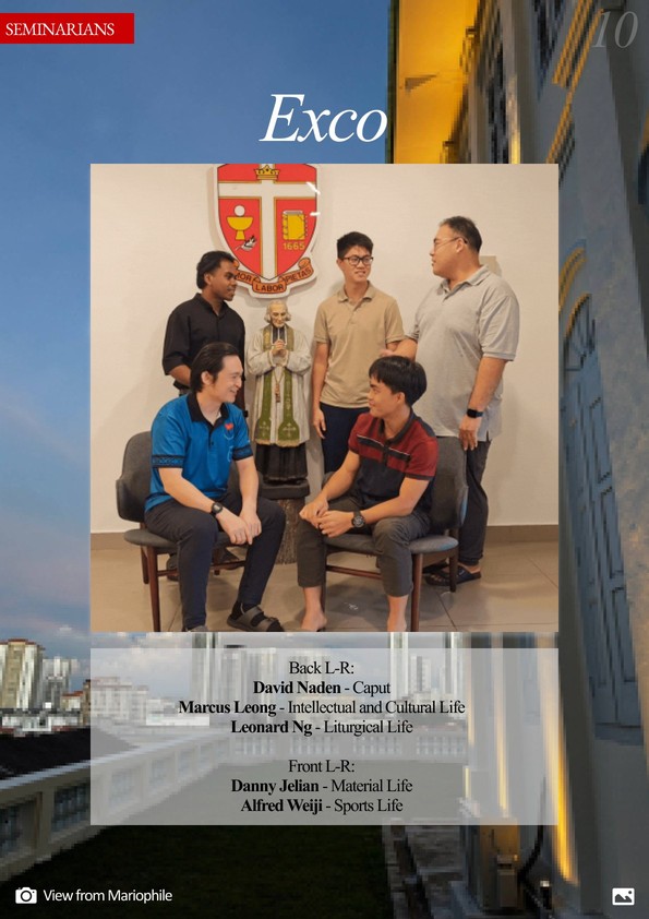Exco: back row David Naden, Marcus Leong and Leonard Ng; front row Danny Jelion and Alfred Weiji.